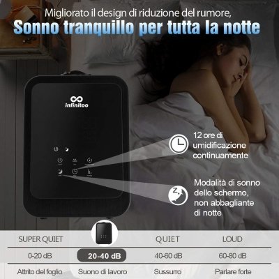 Umidificatore Ambiente Touch Screen Infinitoo 4.5L 2 IMG 1