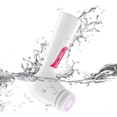 spazzola pulizia viso e corpo etereauty waterproof impermeabile