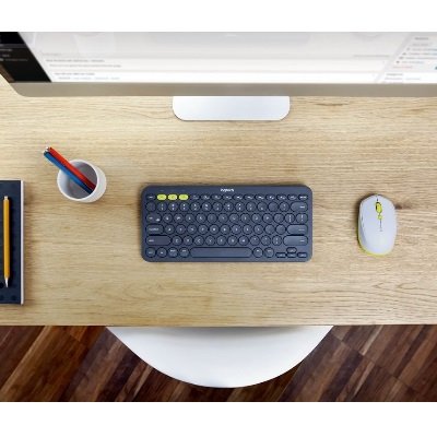 Tastiera-Bluetooth Multidispositivo LOGITECH K380 scrivania IMG 6