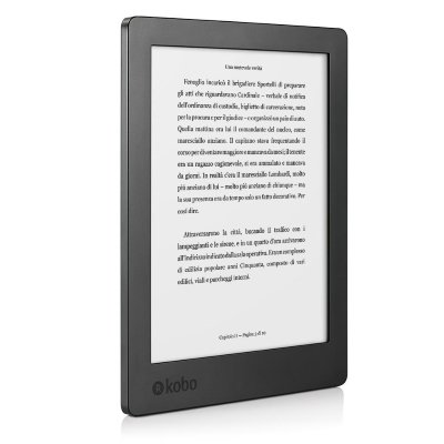 E-book reader Kobo Aura H2O edition 2 display
