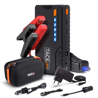 Avviatore Di Emergenza Auto 7200A Con Compressore Aria – Portatile, Display LCD, Ricarica Rapida USB-C, Luci LED