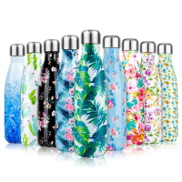 ZITFRI Borraccia Termica 500 ML Borraccia Viaggio Bottiglia Intelligente Tazza Termica in Acciaio Inossidabile Alimentare Nessuna Perdita dAcqua Touchscreen a LED Impermeabile Portatile
