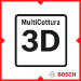 Simbolo Multicottura 3D forno Bosch