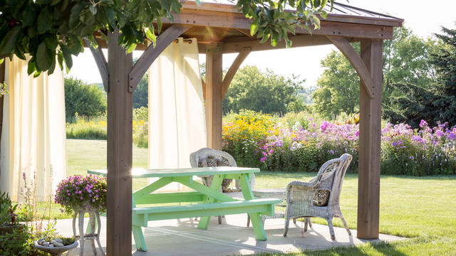 gazebo in legno