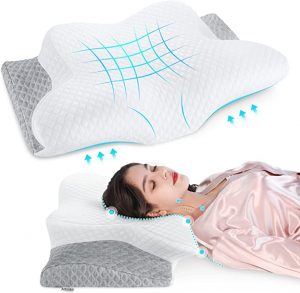 Misiki Cuscino Cervicale Cuscino Memory Foam